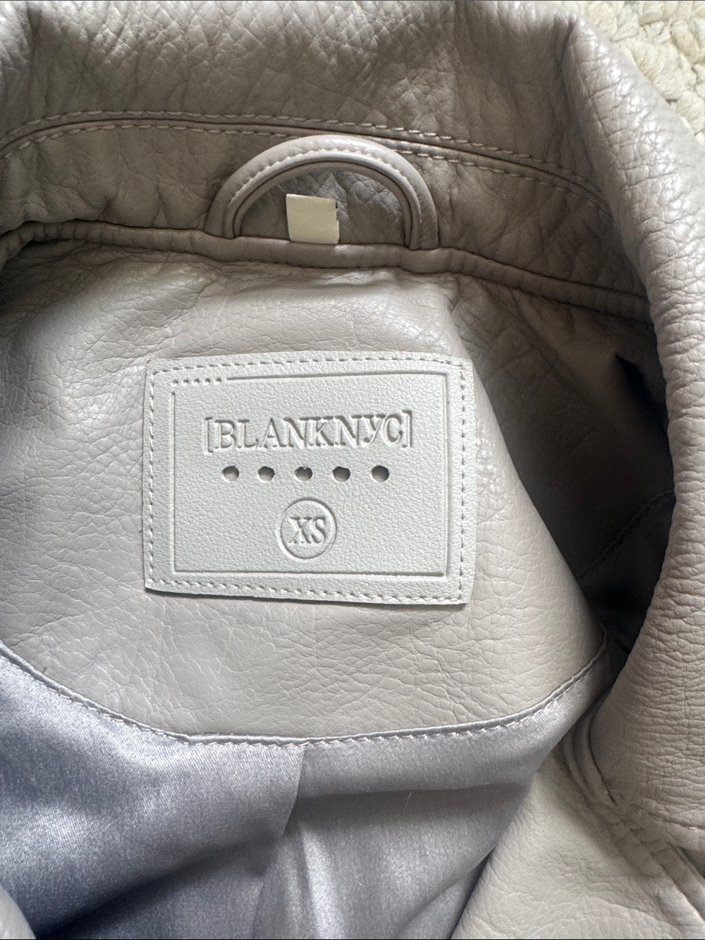 Blank NYC Moto Jacket with Silver Hardware - Picture 2 of 4